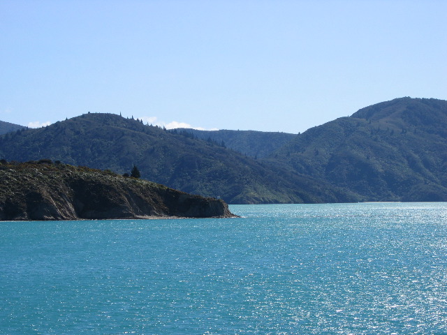 Leaving Picton on Ferry