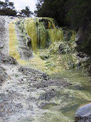 "Bridal Veil Falls", Waiotapu