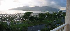 Cairns harbor, from our hotel room balcony