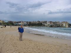 Shelley at Bondi beach
