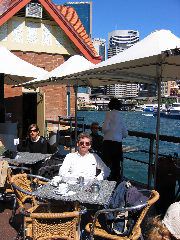 Tea at Circular Quay, Sydney
