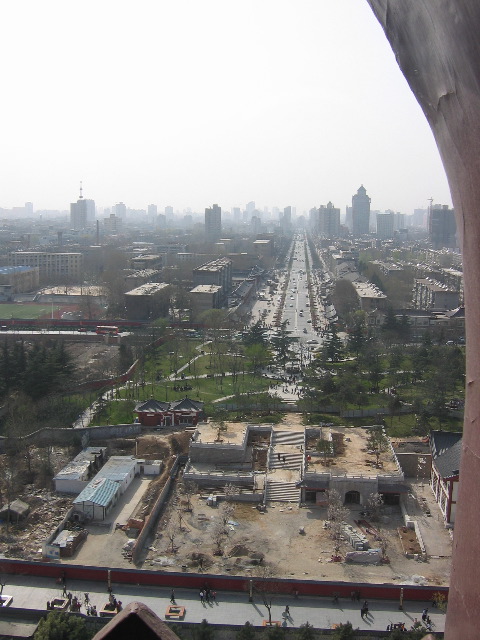 Xi'an: View from Buddhist pagoda