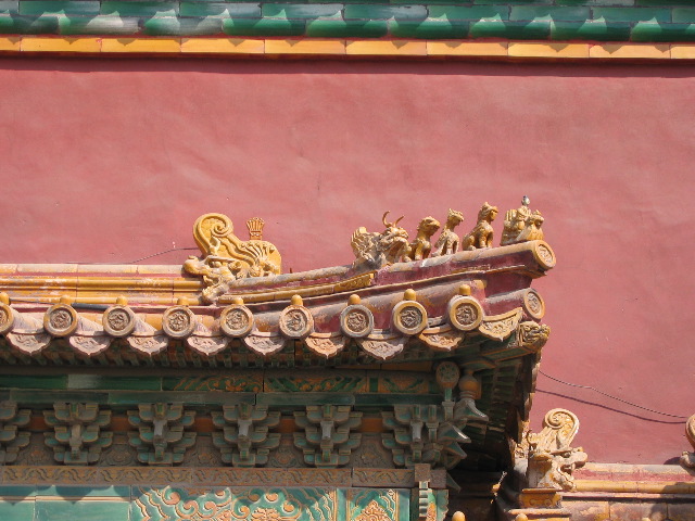 Rooftop at Forbidden City