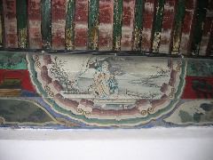 Painting inside roof at Summer Palace